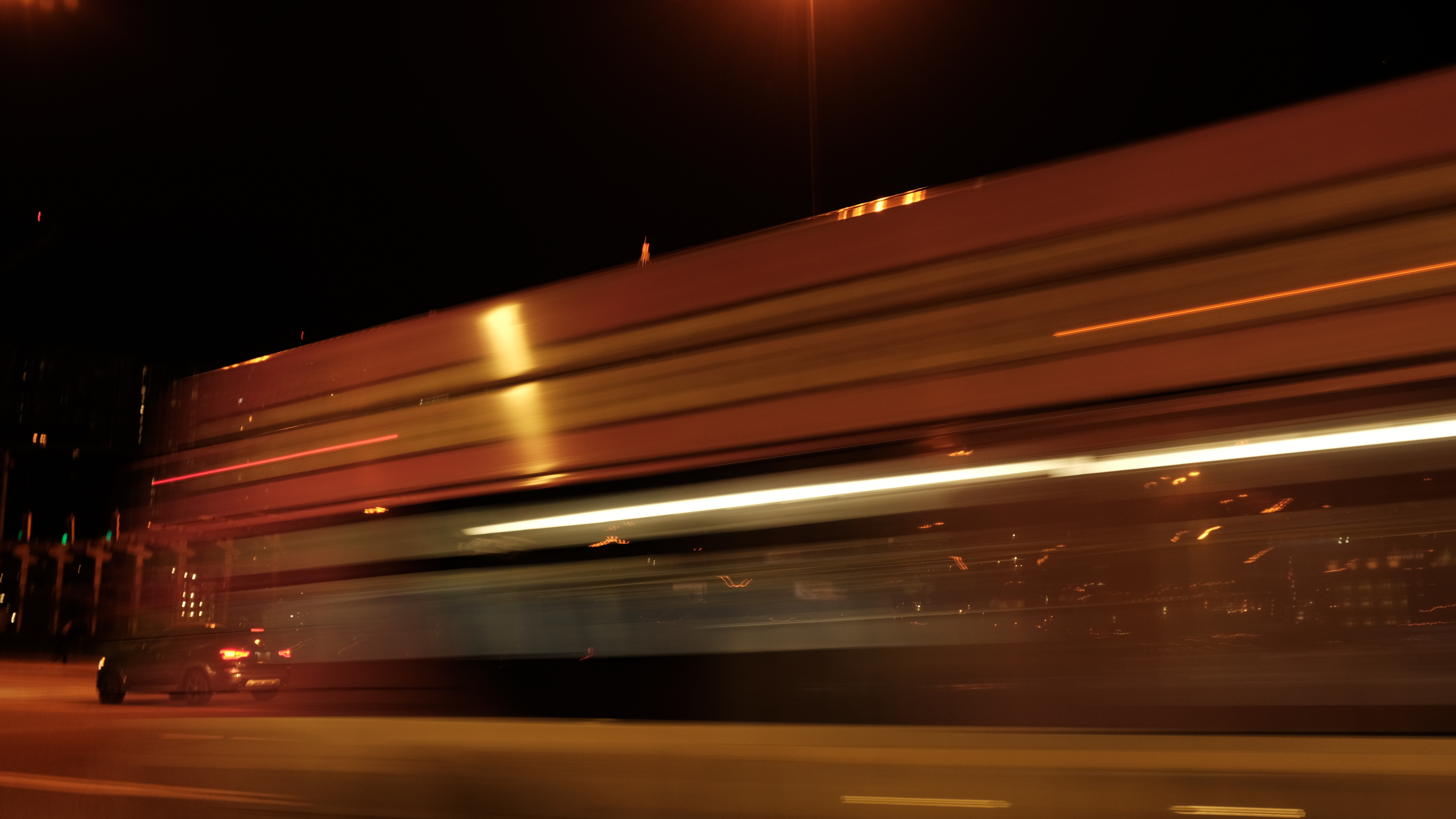 photograph of a MARTA bus near Atlantic Station
